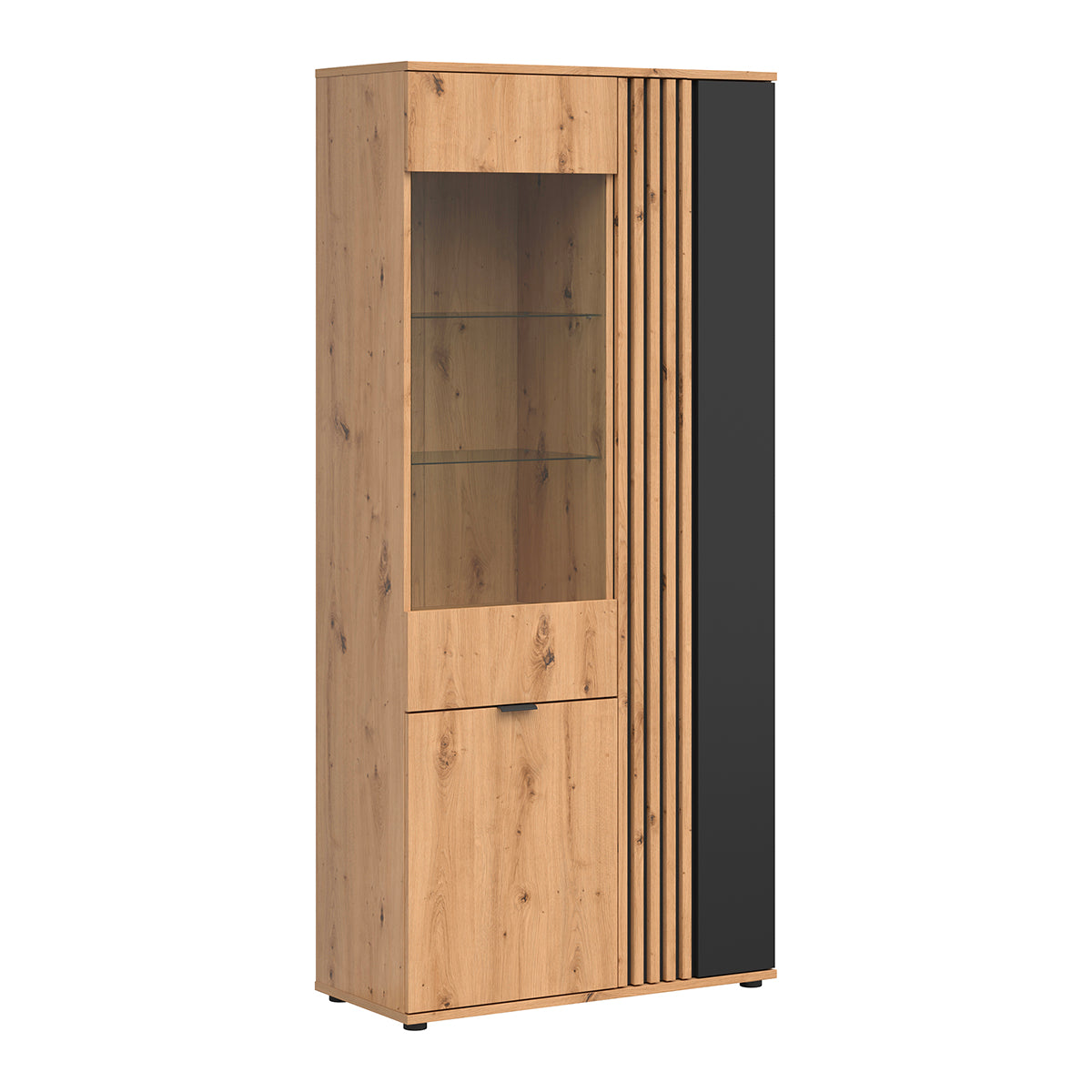 Vaisselier 3 portes Ezra Bois