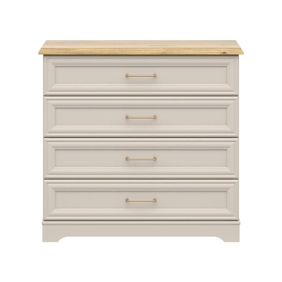 Commode 4 tiroirs Perle Cachemire - vue 3