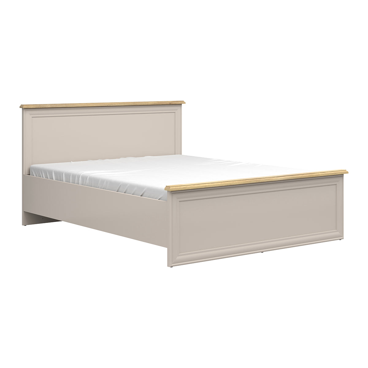 Lit coffre 160x200 sommier inclus Perle Cachemire - vue 2