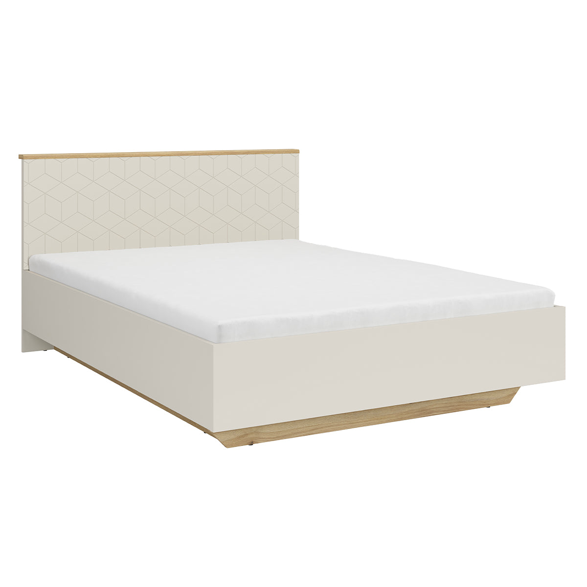 Lit coffre 160x200 sommier inclus Naya Cachemire - vue 2