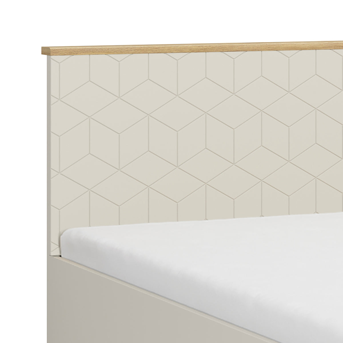 Lit coffre 160x200 sommier inclus Naya Cachemire - vue 3
