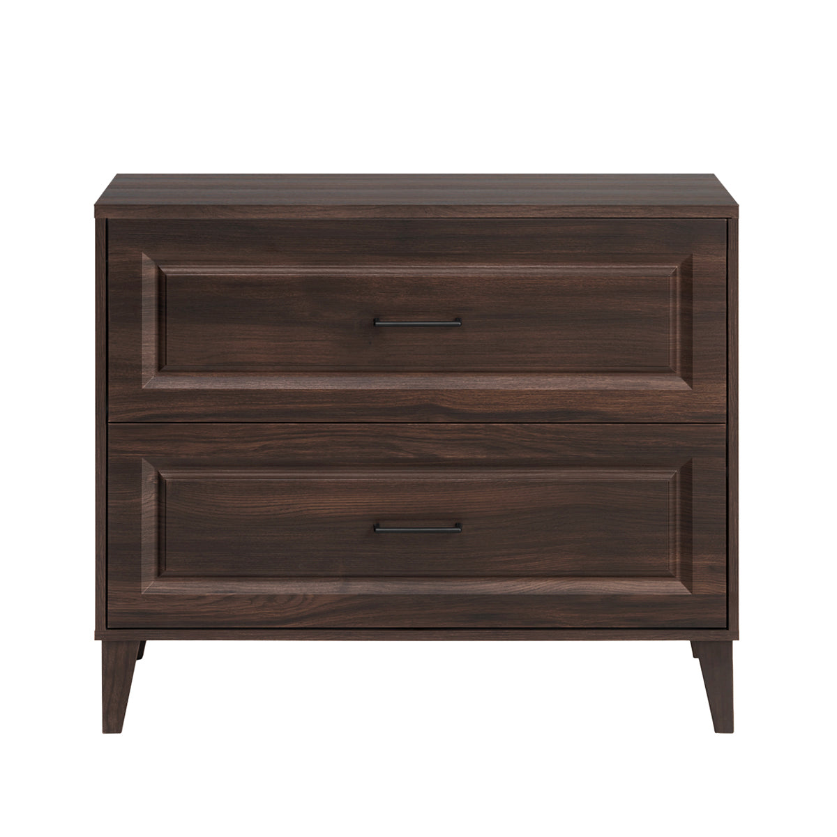 Meuble sous-vasque 100cm plan de toilette Moka Bois foncé - vue 3
