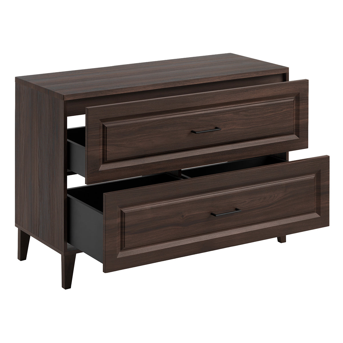 Meuble sous-vasque 120cm plan de toilette Moka Bois foncé - vue 2