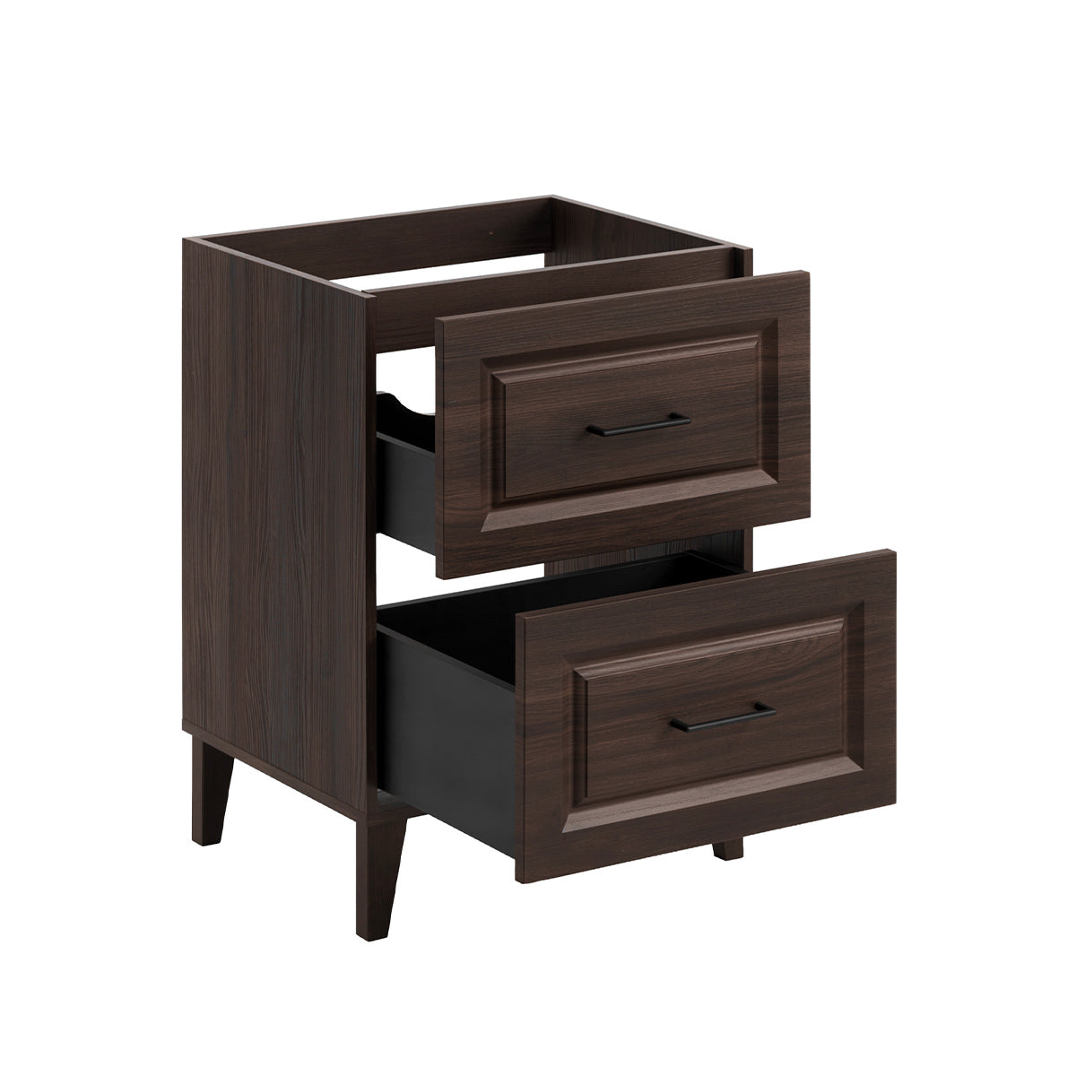 Meuble sous-vasque 60cm Moka Bois foncé - vue 3