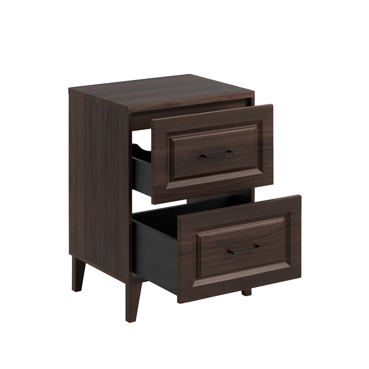 Meuble sous-vasque 60cm plan de toilette Moka Bois foncé - vue 2