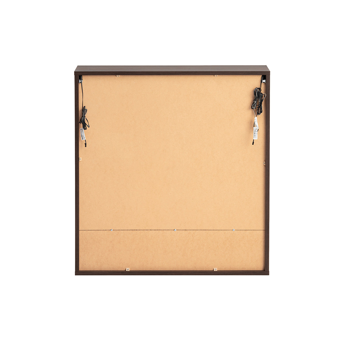 Ensemble meuble simple vasque 80cm et armoire miroir Moka Bois foncé - vue 6