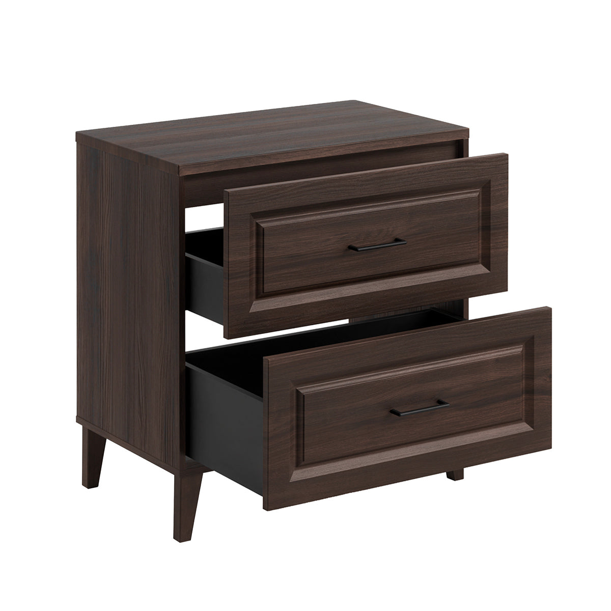 Meuble sous-vasque 80cm plan de toilette Moka Bois foncé - vue 2