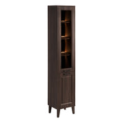 Colonne 2 portes Moka Bois foncé