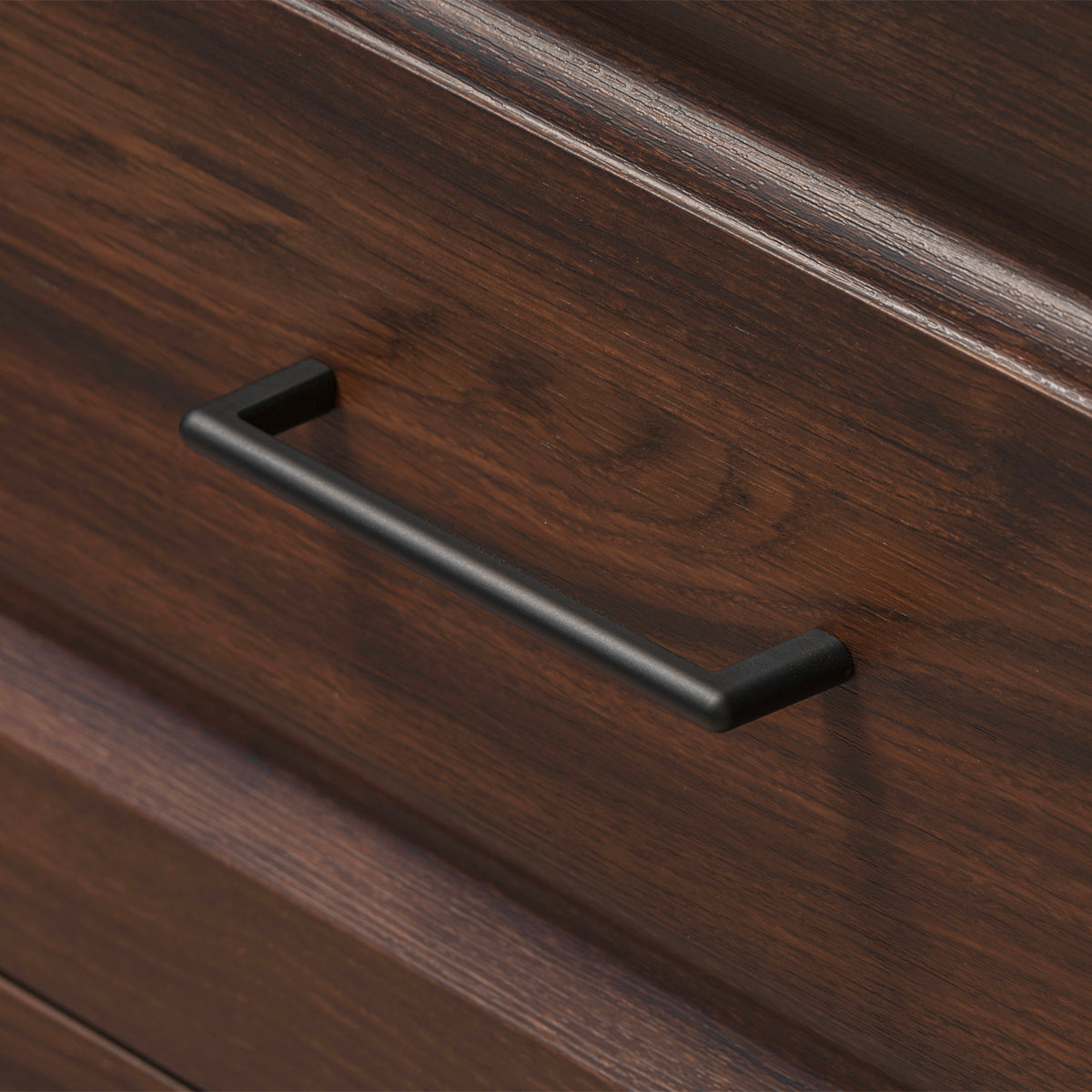 Meuble simple vasque 60cm Moka Bois foncé - vue 4