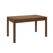 Table à manger extensible 4 à 6 places Riyo Bois foncé