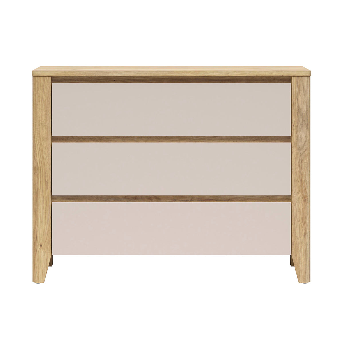 Commode 3 tiroirs Samara Bois et Cachemire - vue 4
