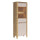Vitrine 2 portes LED inclus Samara Bois et Cachemire