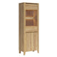 Vaisselier 2 portes LED inclus Samara Bois