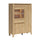 Vaisselier 3 portes LED inclus Samara Bois