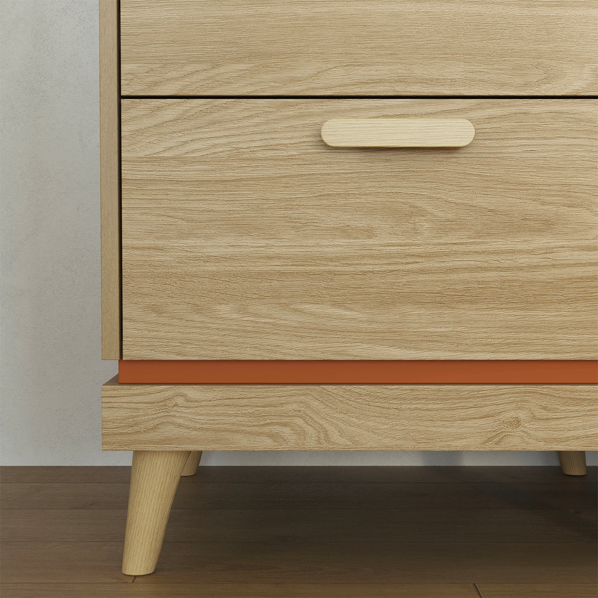 Armoire 4 portes 6 tiroirs Sandy Bois - vue 6