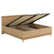 Lit coffre 180x200 sommier inclus Sandy Bois