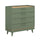 Commode 4 tiroirs Sandy Vert