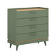Commode 4 tiroirs Sandy Vert