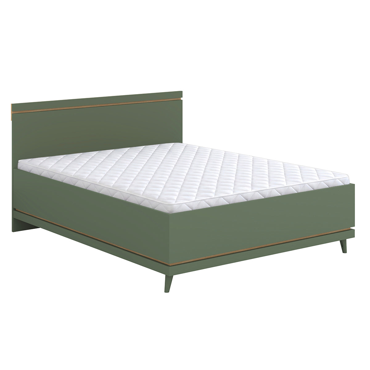 Lit 160x200 sommier inclus Sandy Vert