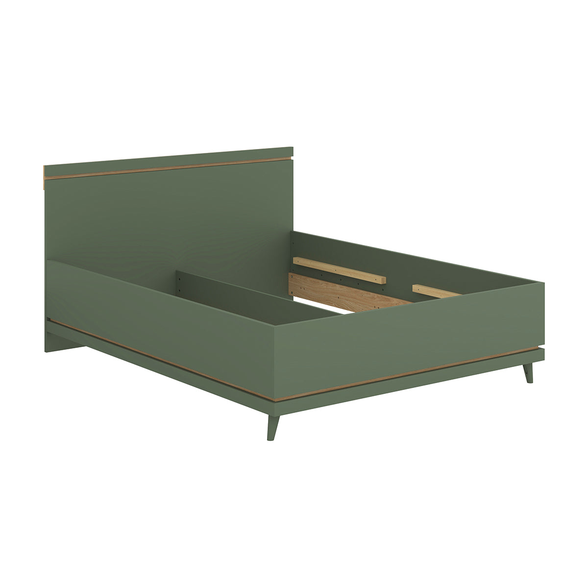 Lit 160x200 sommier inclus Sandy Vert - vue 4