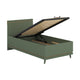 Lit coffre 100x200 sommier inclus Sandy Vert