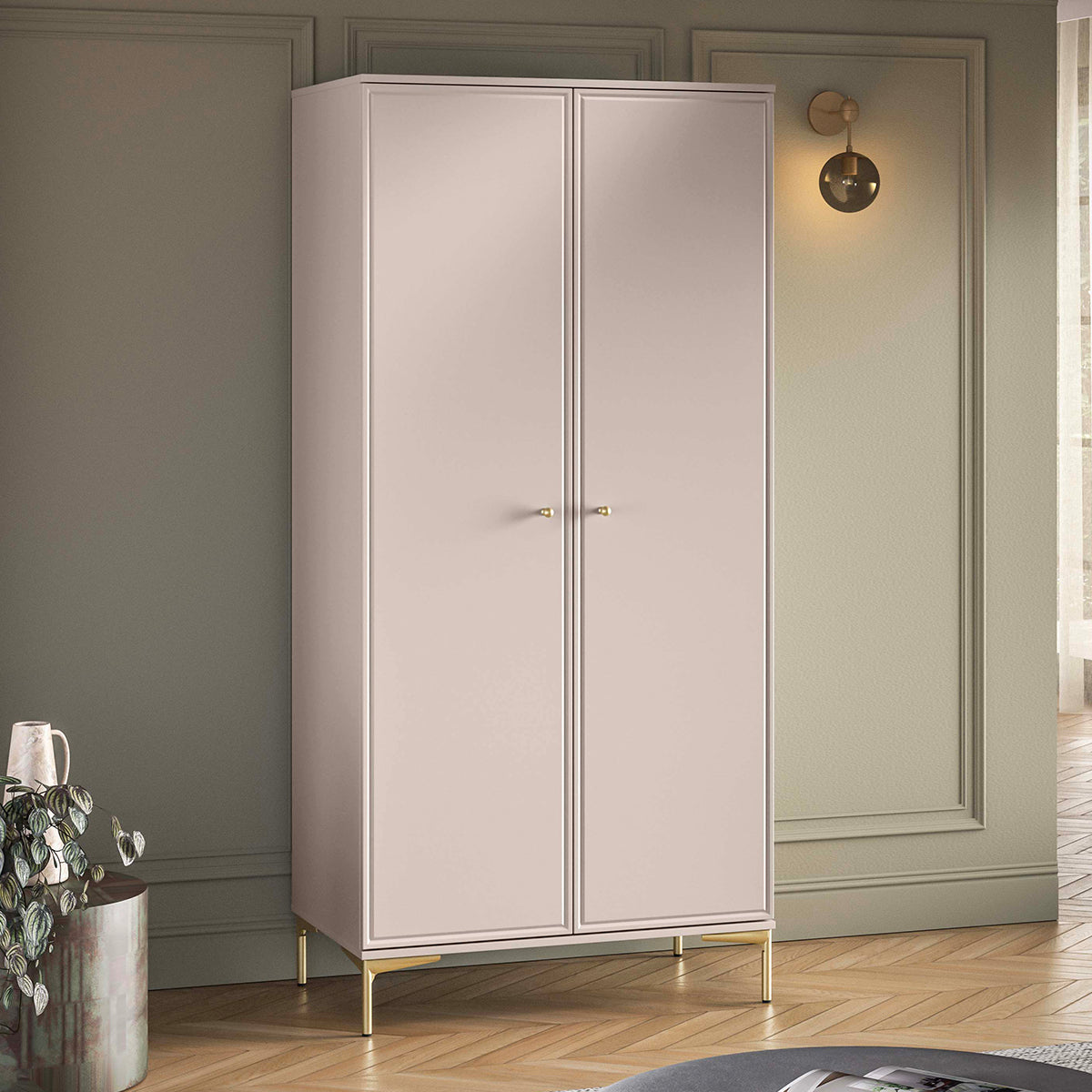 Armoire 2 portes Sélène Cachemire - vue 2