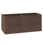 Meuble sous-vasque 120cm Siena bois et noir