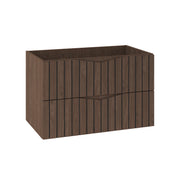Meuble sous-vasque 80cm Siena bois et noir