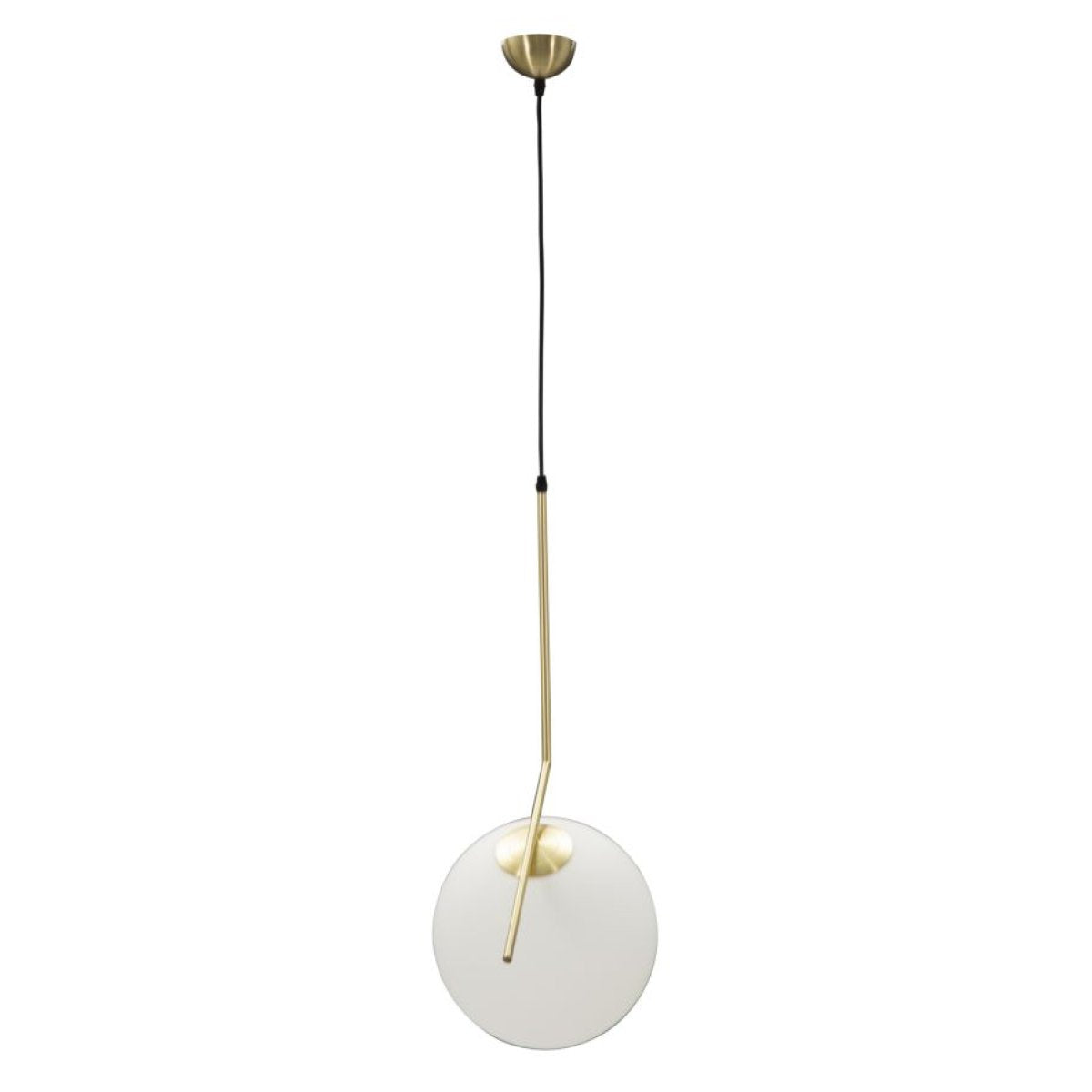 Suspension 1 globe en verre Azélie Doré - vue 5