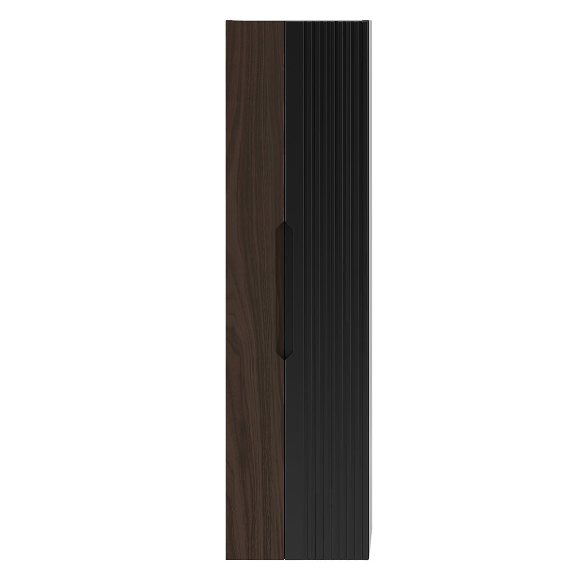 Colonne murale Sylla Noir et Bois - vue 3