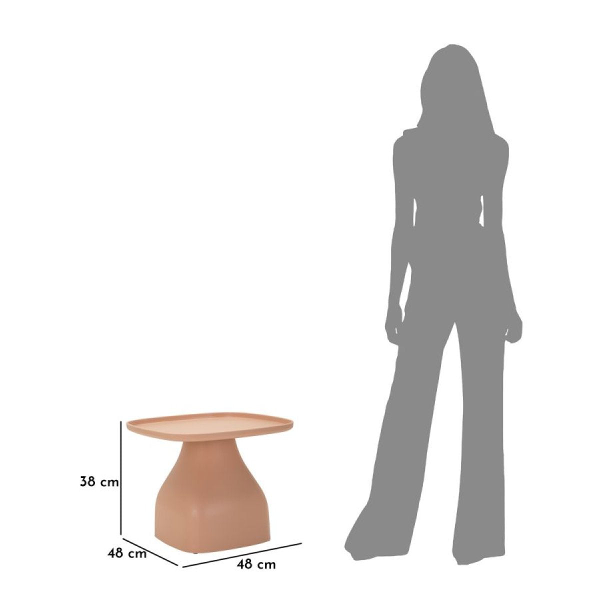 Table basse 38 cm Geni Rose - vue 8