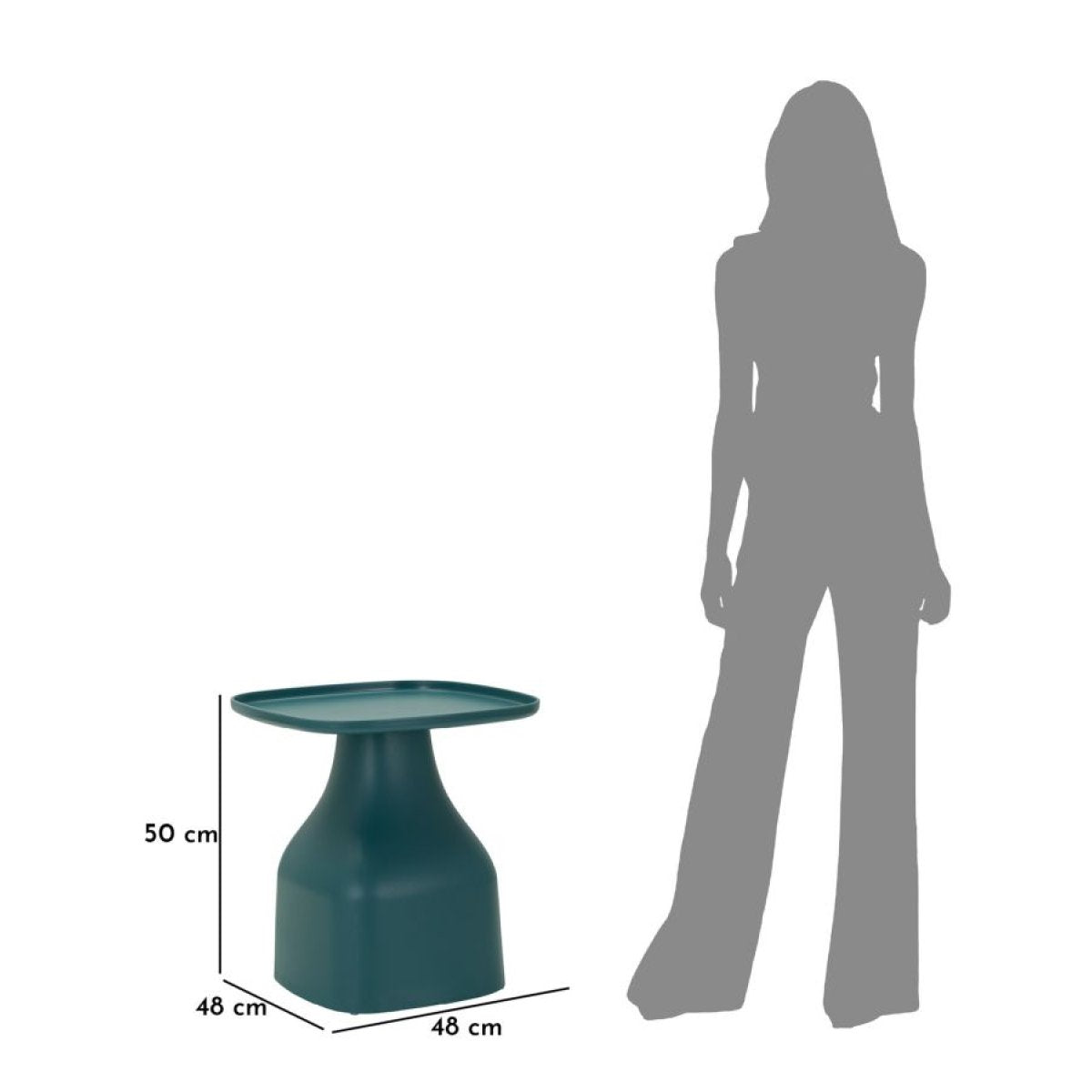 Table basse 50 cm Geni Bleu - vue 8
