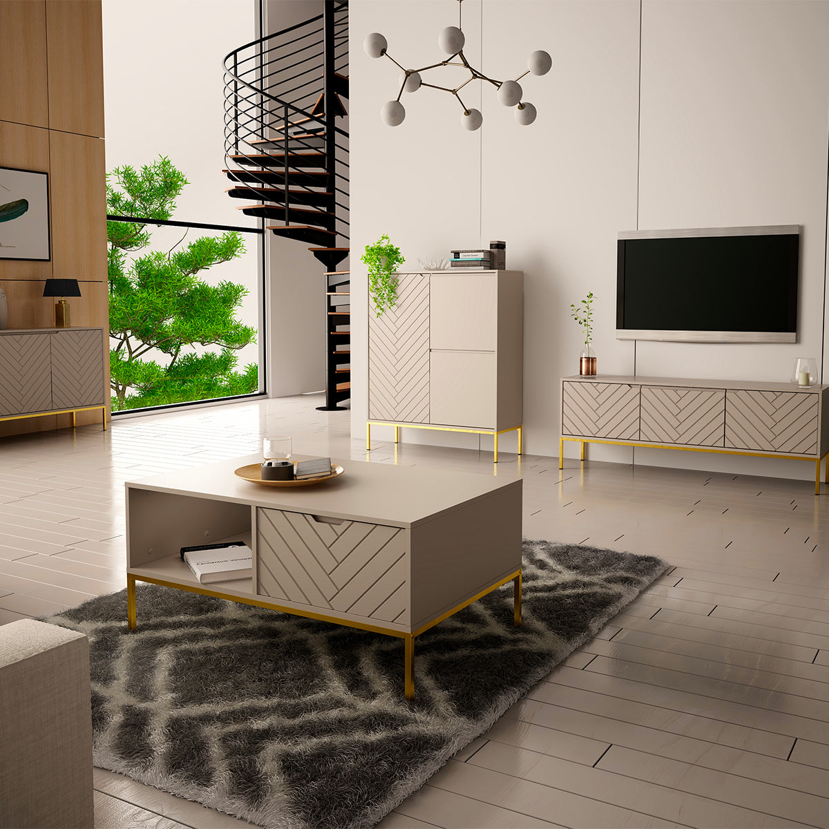 Table basse Daria Cachemire - vue 4