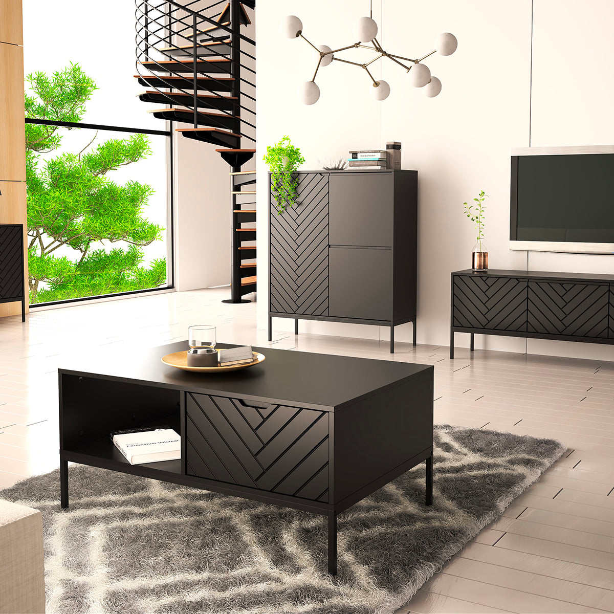 Table basse Daria Noir - vue 4