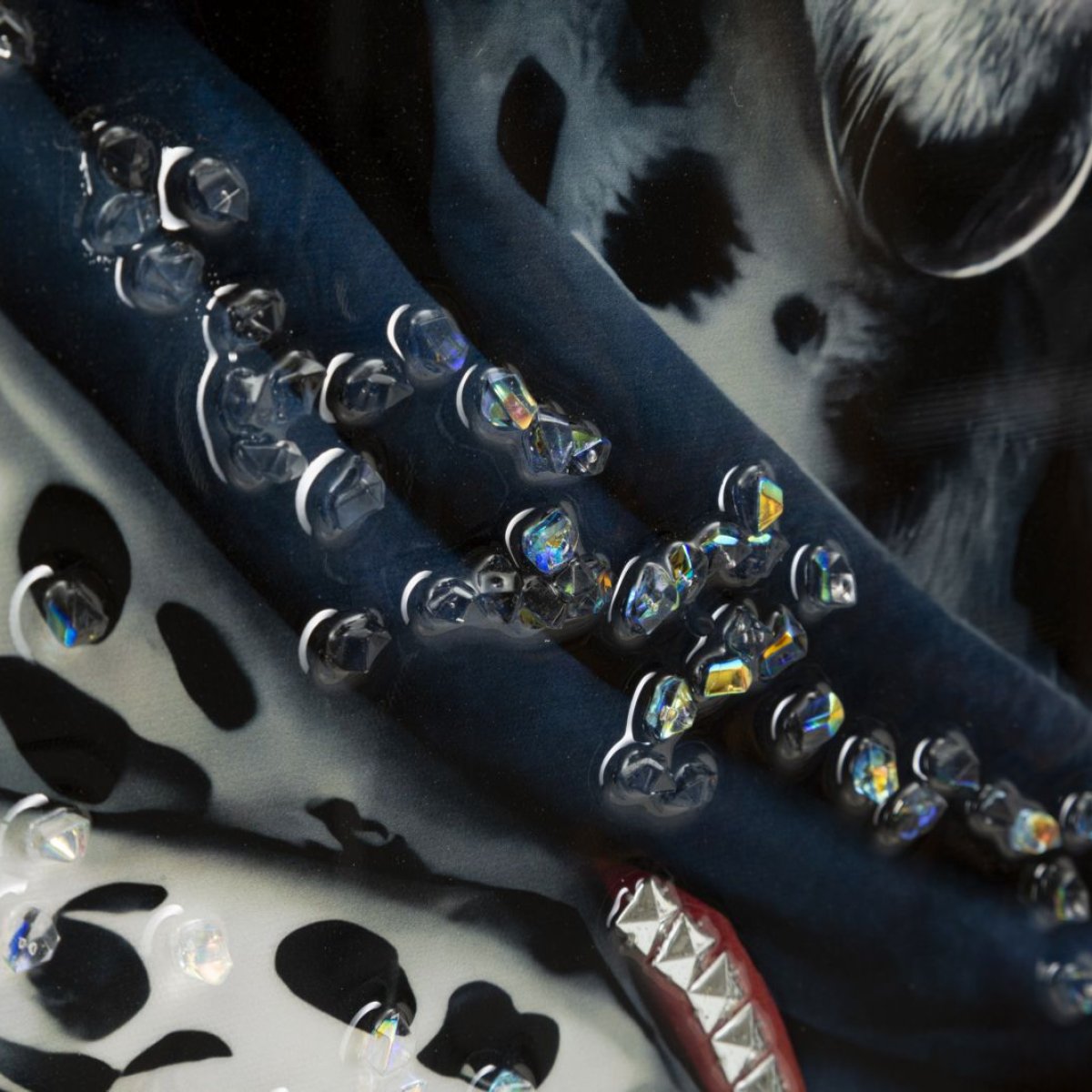 Tableau impression sur toile chien strass 53x73 cm Doggy - vue 4