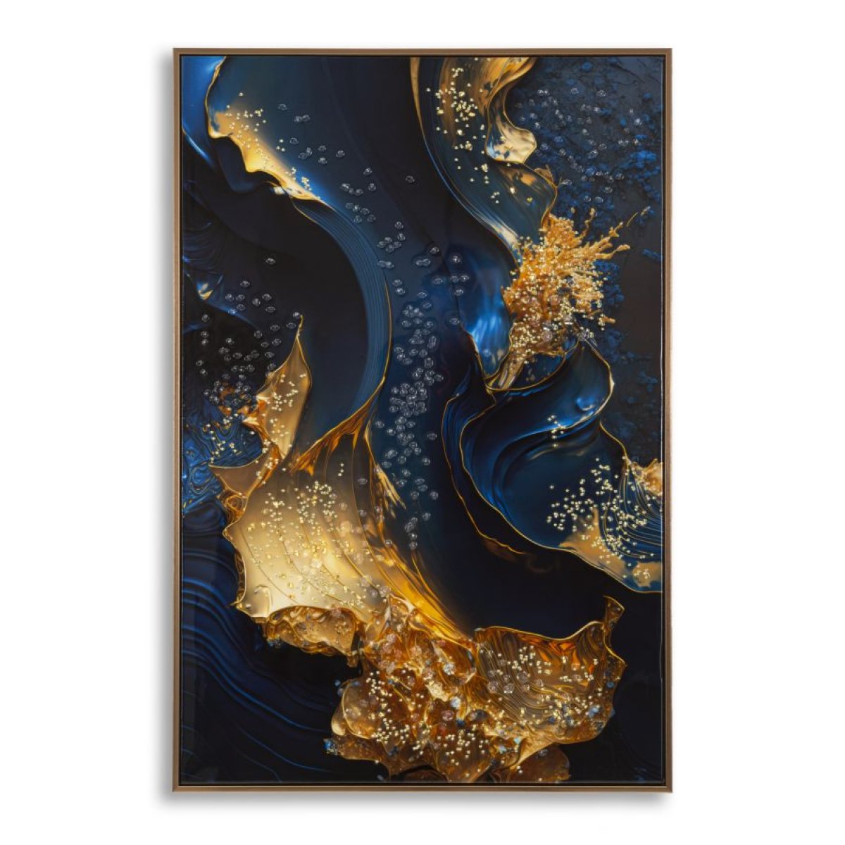 Tableau impression sur toile dorures et reliefs 60x90 cm Thémis - vue 2