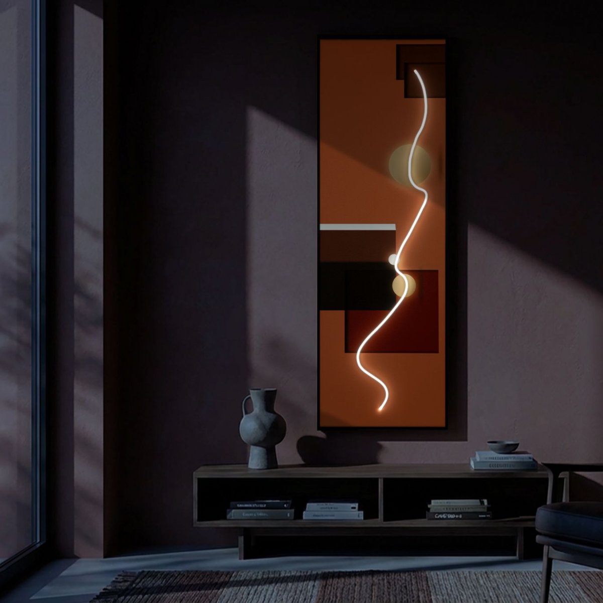 Tableau impression sur toile LED 150x50 cm Sia - vue 4