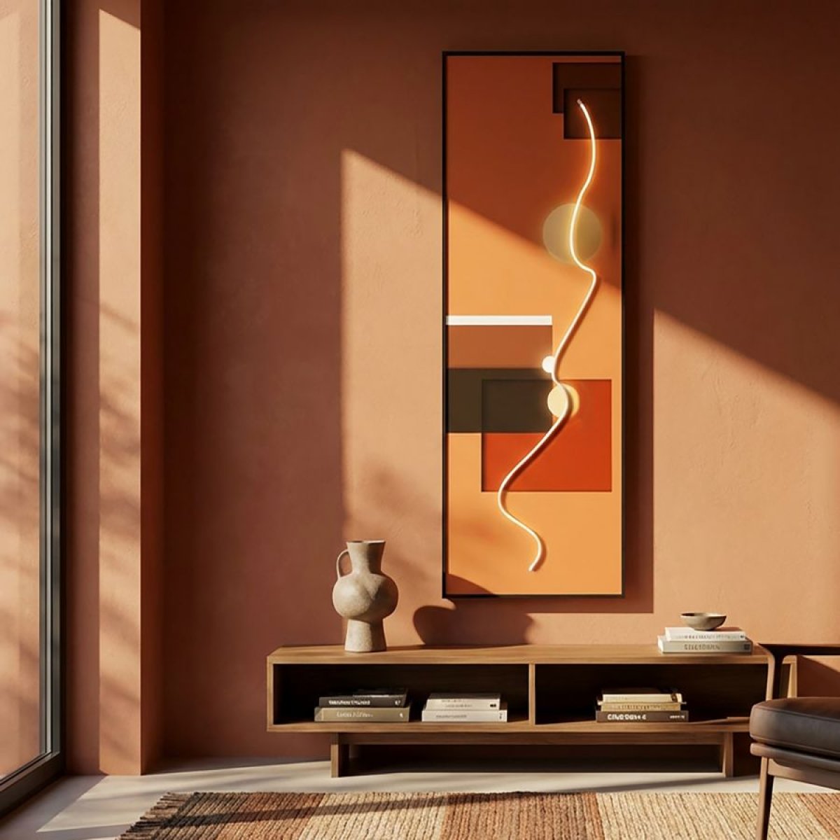 Tableau impression sur toile LED 150x50 cm Sia
