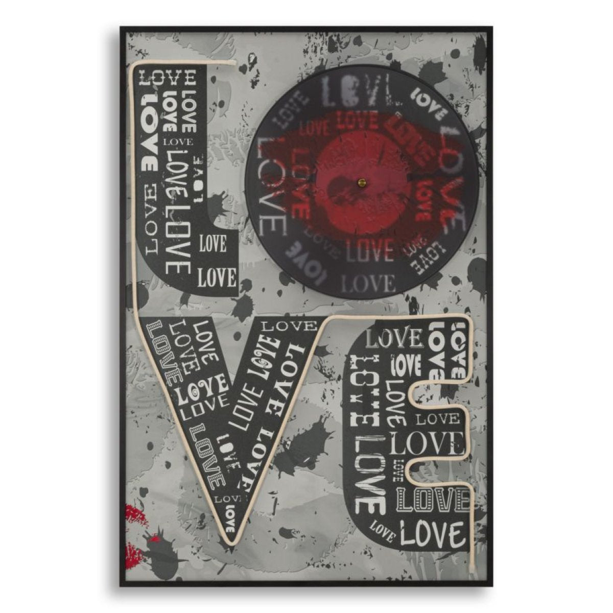 Tableau impression sur toile LED 60x90 cm Love - vue 2