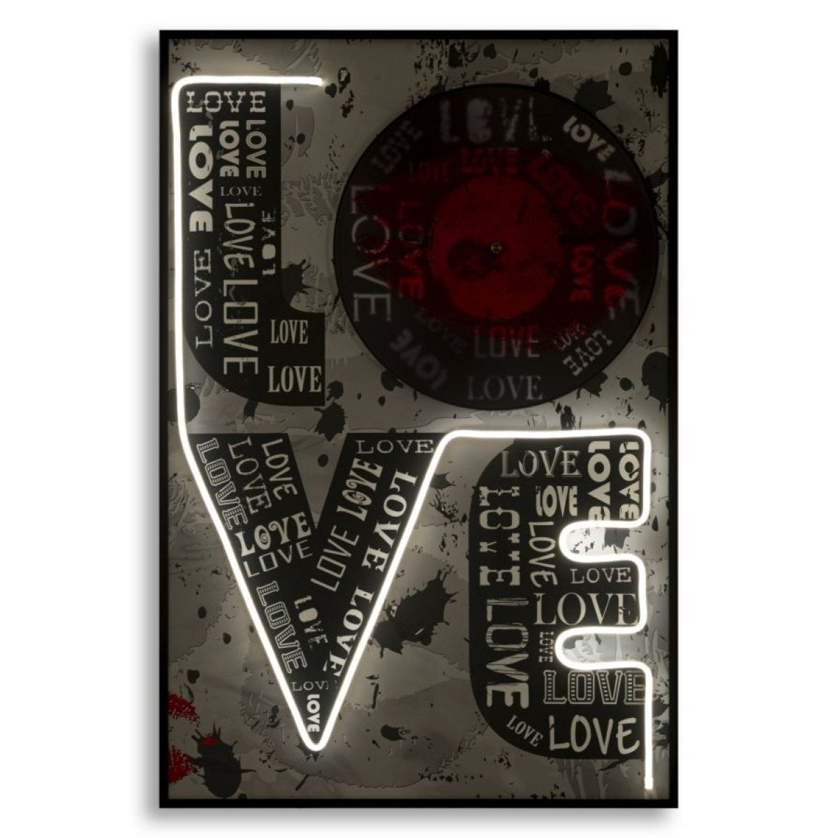 Tableau impression sur toile LED 60x90 cm Love - vue 3