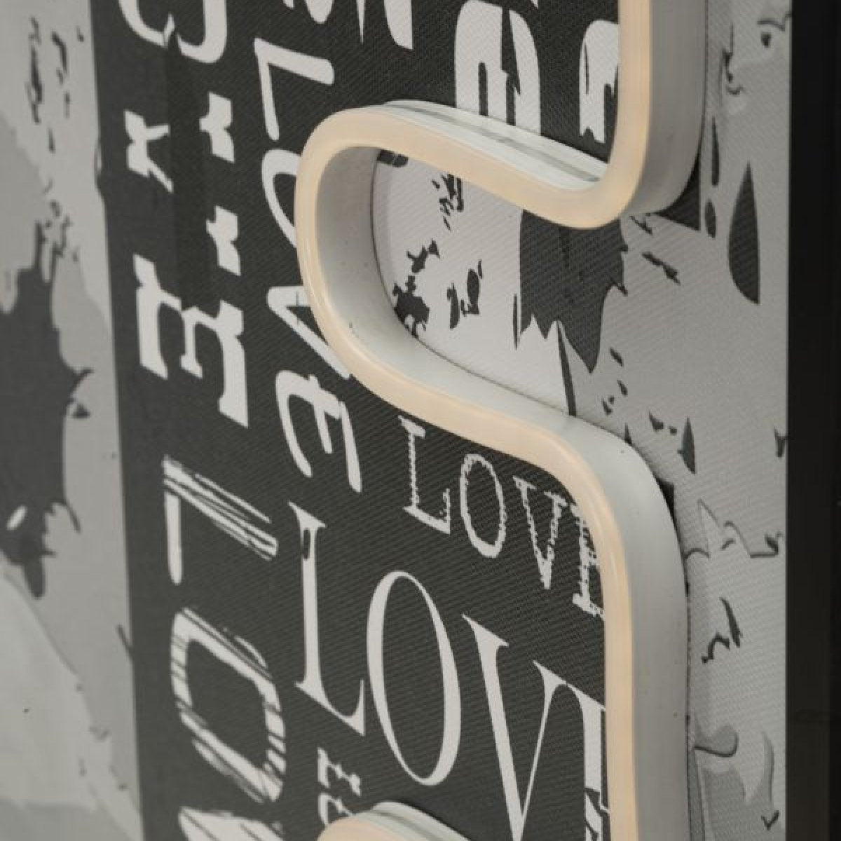 Tableau impression sur toile LED 60x90 cm Love - vue 8