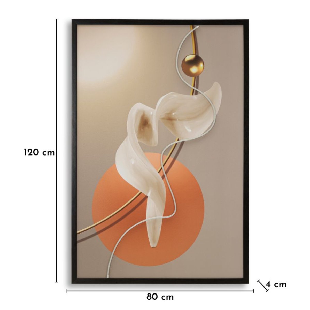 Tableau impression sur toile LED 80x120 cm Orphée - vue 9