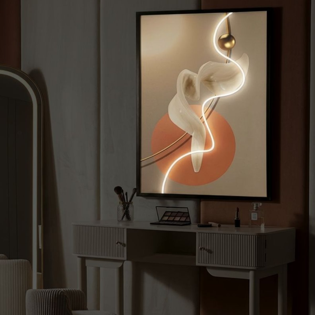 Tableau impression sur toile LED 80x120 cm Orphée - vue 4