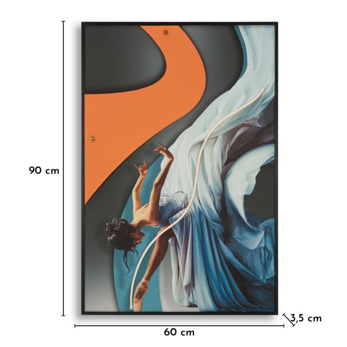 Tableau impression sur toile LED danseuse 60x90 cm Tess - vue 10