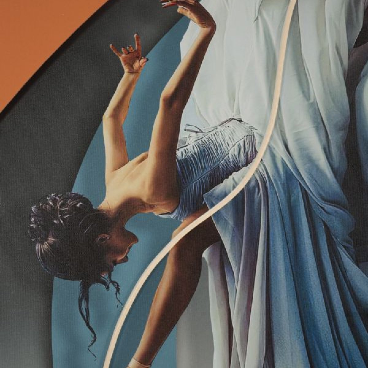 Tableau impression sur toile LED danseuse 60x90 cm Tess - vue 7
