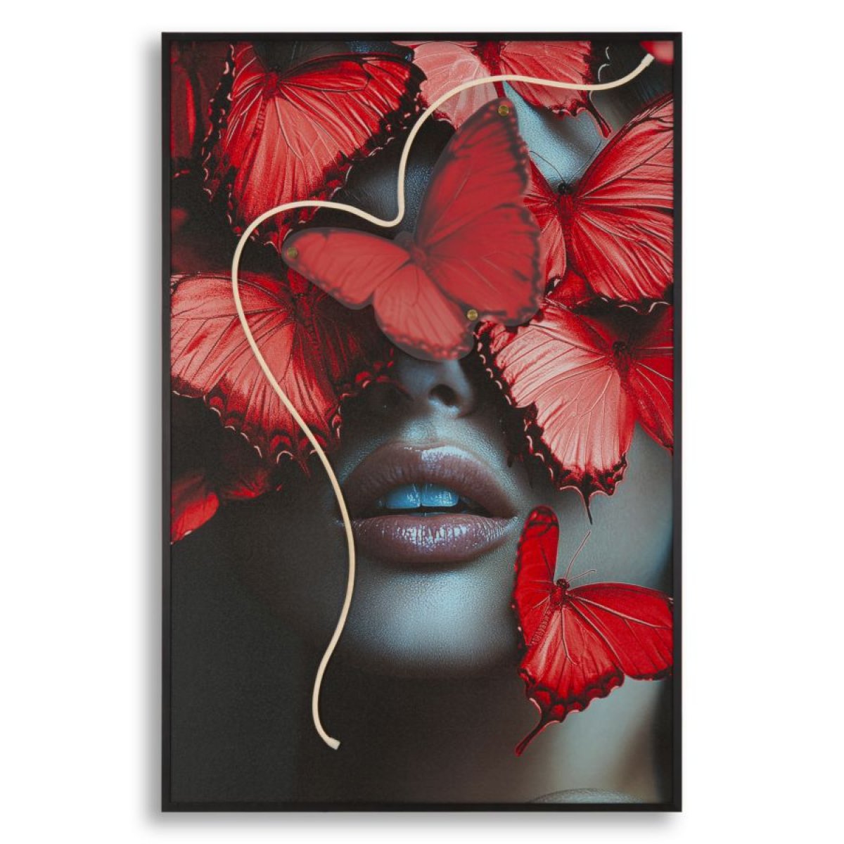 Tableau impression sur toile LED femme 60x90 cm Kofi - vue 2