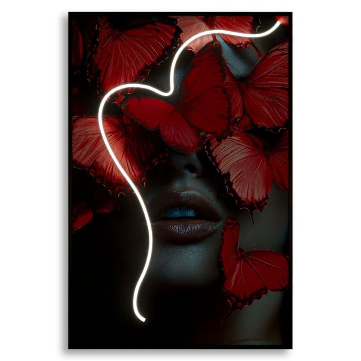 Tableau impression sur toile LED femme 60x90 cm Kofi - vue 3