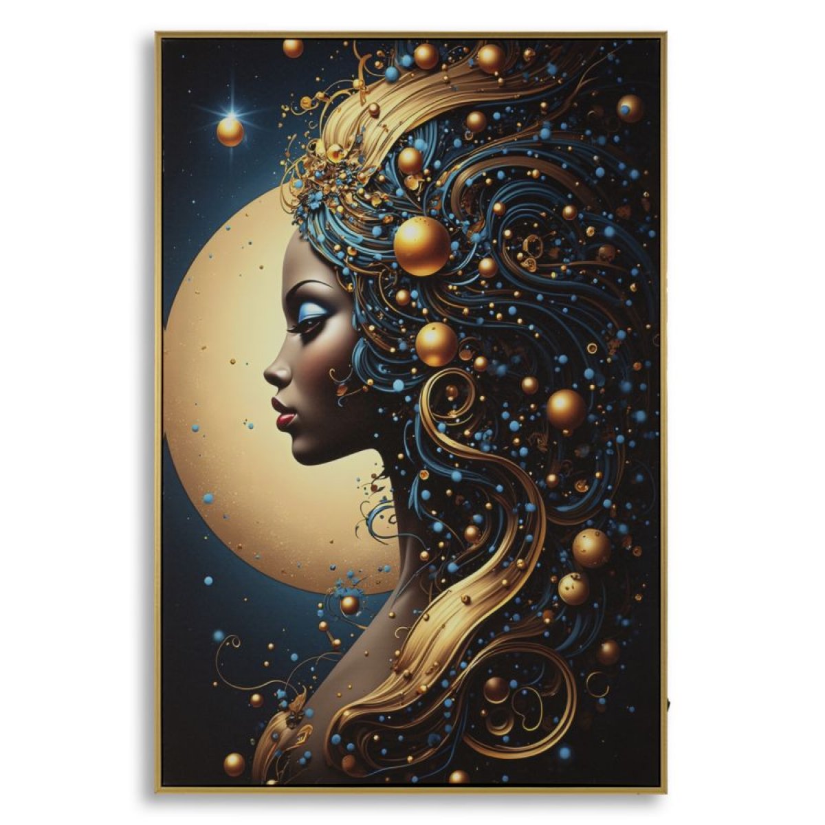 Tableau impression sur toile LED femme 60x90 cm Zola - vue 2