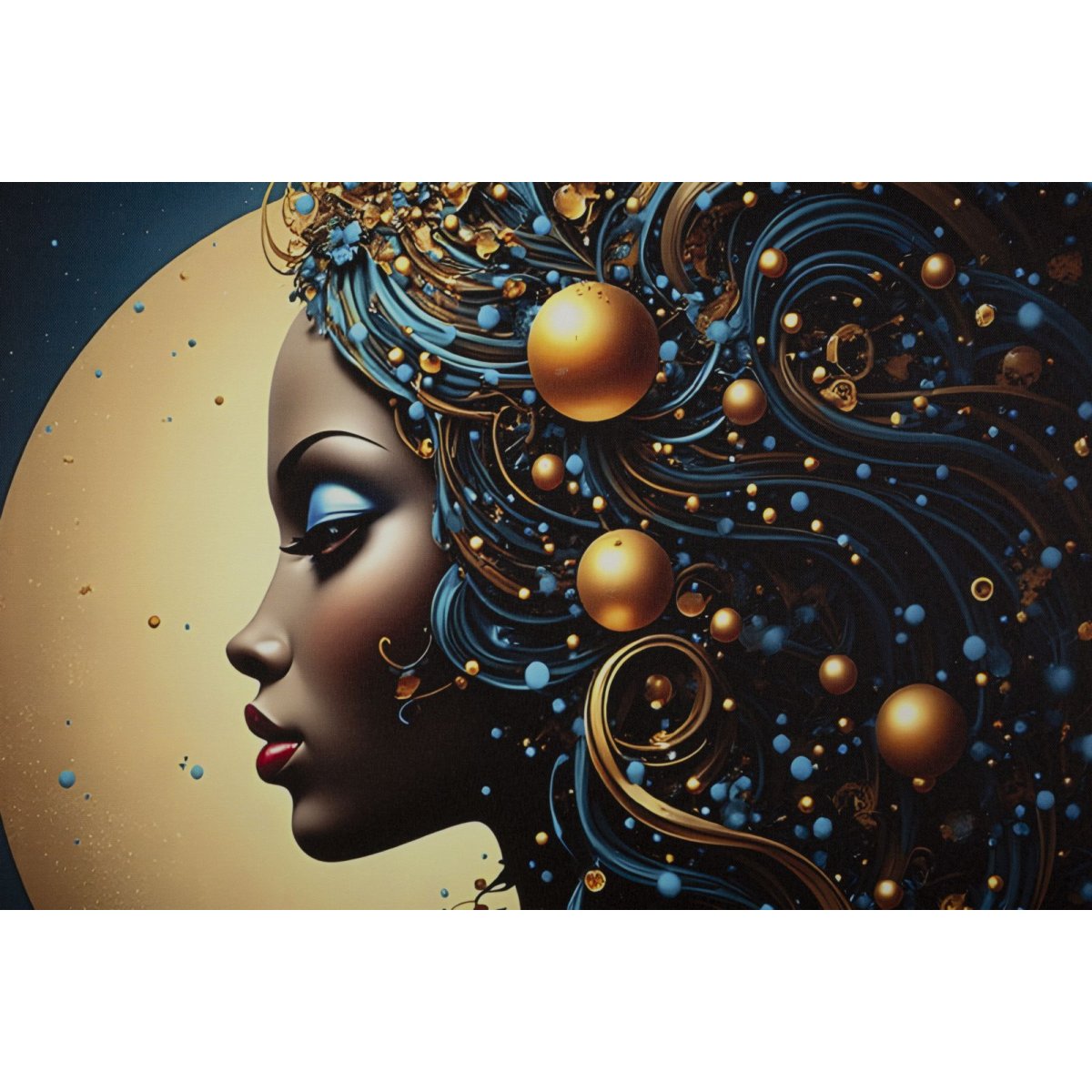Tableau impression sur toile LED femme 60x90 cm Zola - vue 6
