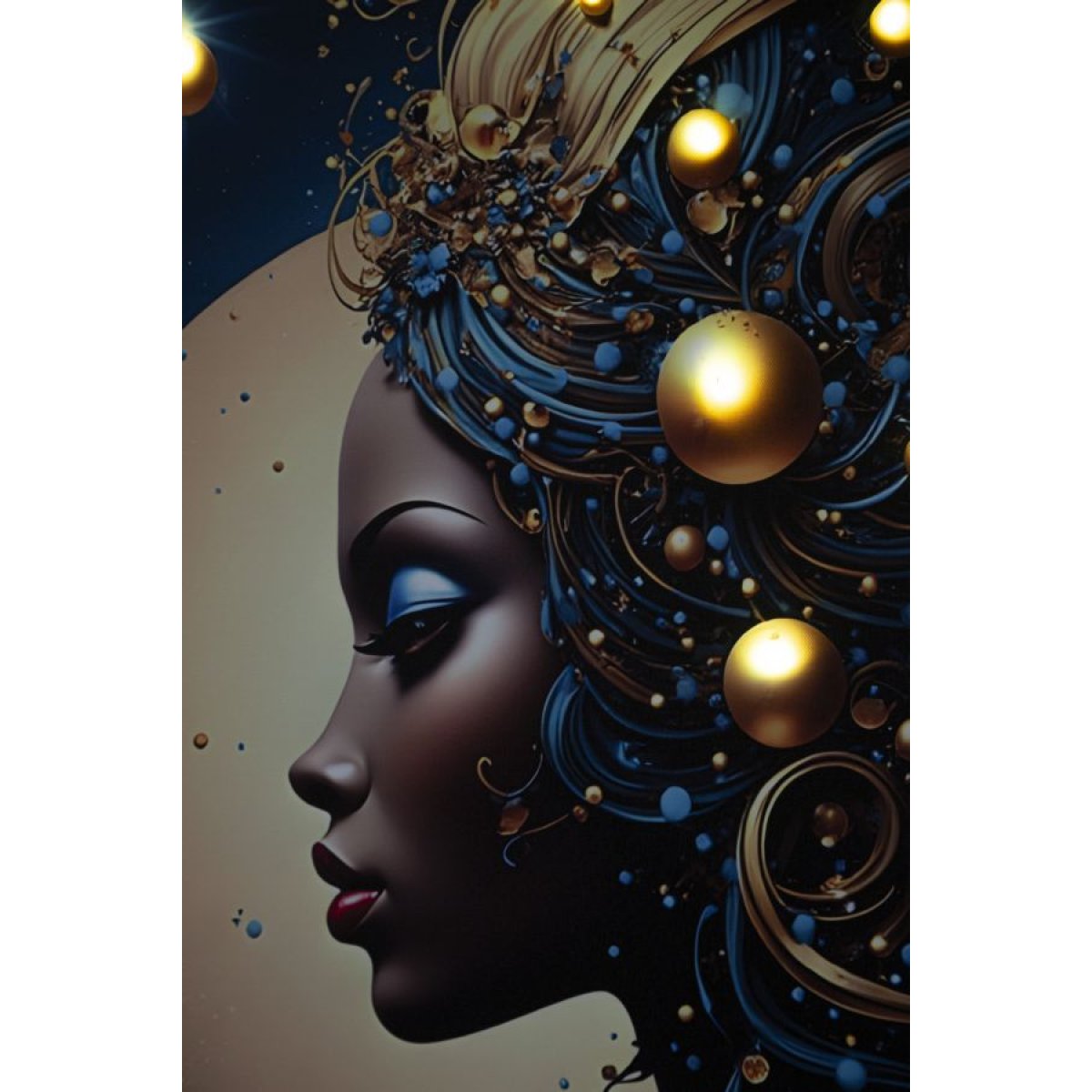 Tableau impression sur toile LED femme 60x90 cm Zola - vue 8